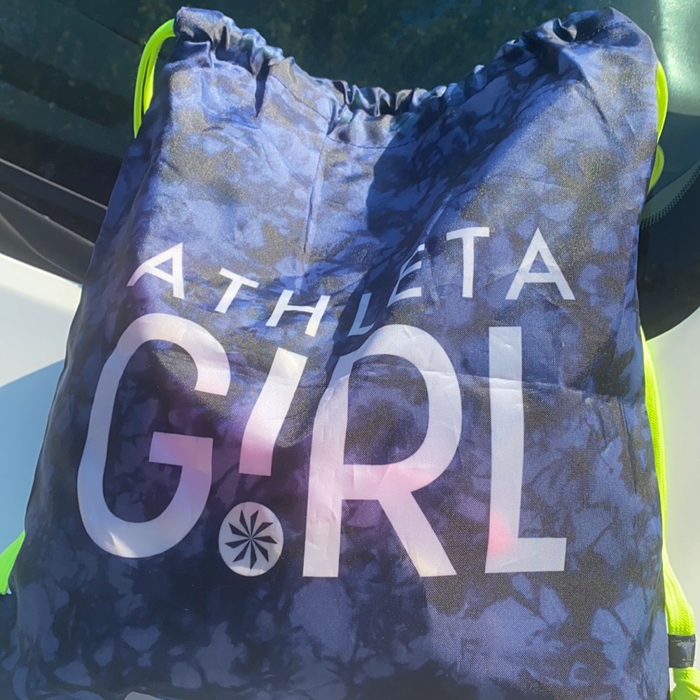 COPY - Althea tie dye backpack with green neon strap new - Picture 2 of 7
